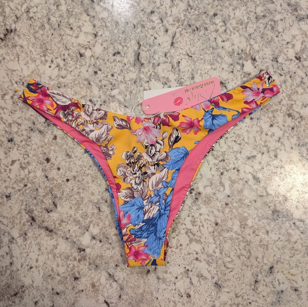 ✨ 5 For‎ $50 Miss Bikini Luxe Floral Bikini Bottom